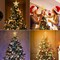 10.8 inch x 9.2inchx 1.18inch - Christmas Star Tree Topper with 10 Warm White Lights(Silver)